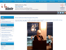 Tablet Screenshot of personalchefblog.com